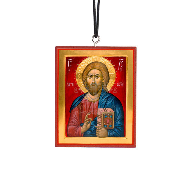 Christ/Theotokos Car Mirror Icon