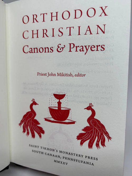 Orthodox Christian Canons & Prayers