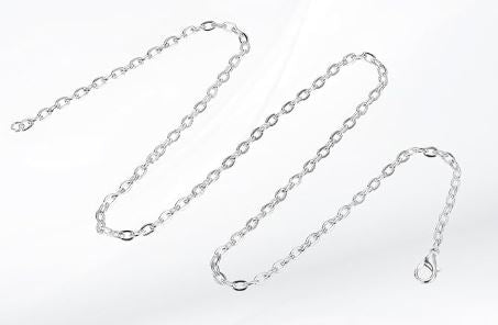 22" Silver Cable Chain