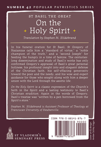 On the Holy Spirit: St. Basil the Great