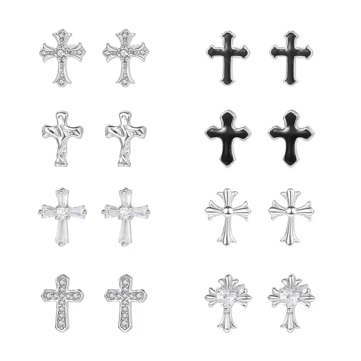 Cross Dainty Studs