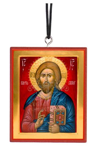 Christ/Holy Trinity Car Mirror Icon (Legacy Icons)