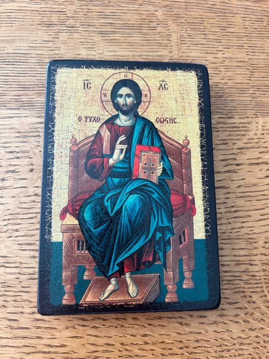 Christ Enthroned Icon (Georgia)