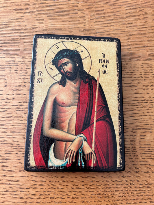 Christ "the Bridegroom" Extreme Humility Icon (Georgia)