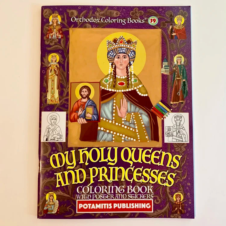My Holy Queens and Princesses Coloring and Activity Book