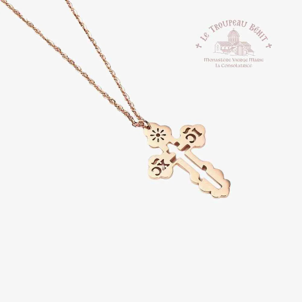 Cross Necklace - Style NE22 (Virgin Mary Consolate)