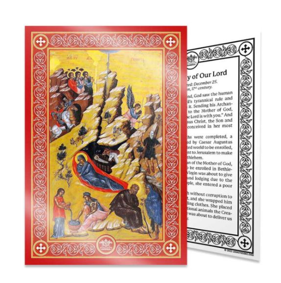 Nativity of Christ Icon Card