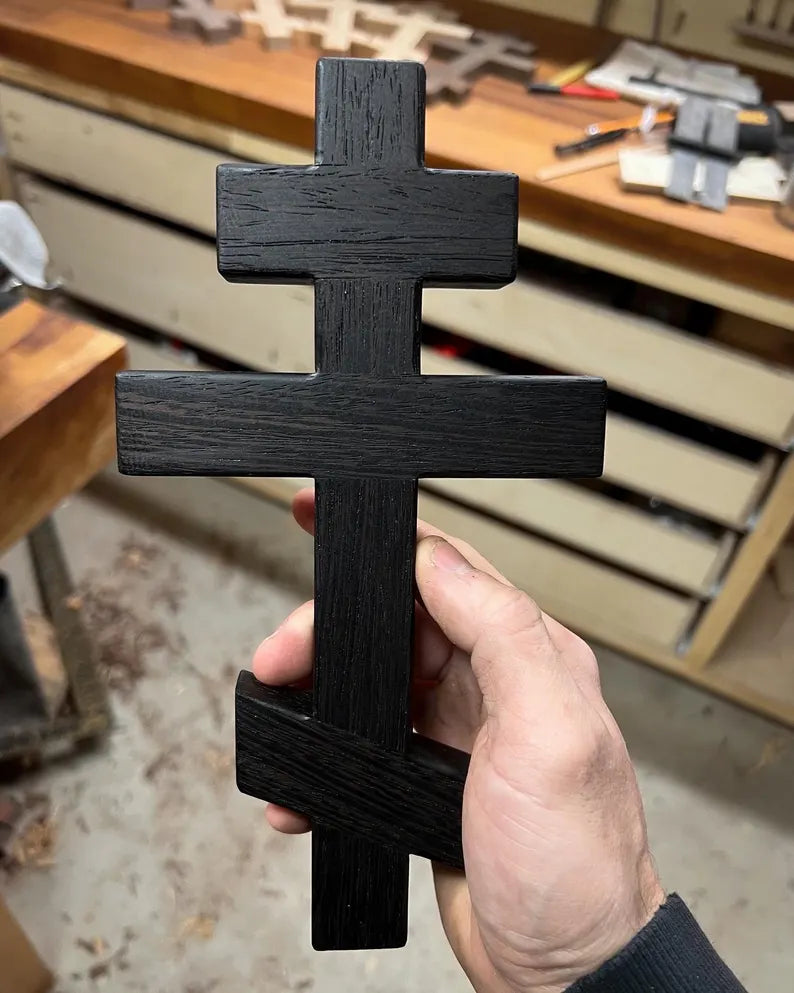 Wenge Wood Cross (Theosis Woodwork)