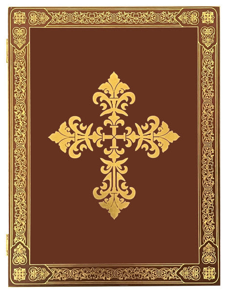 Diptych: Virgin of Kazan and Christ Blessing, gold foil, small icons