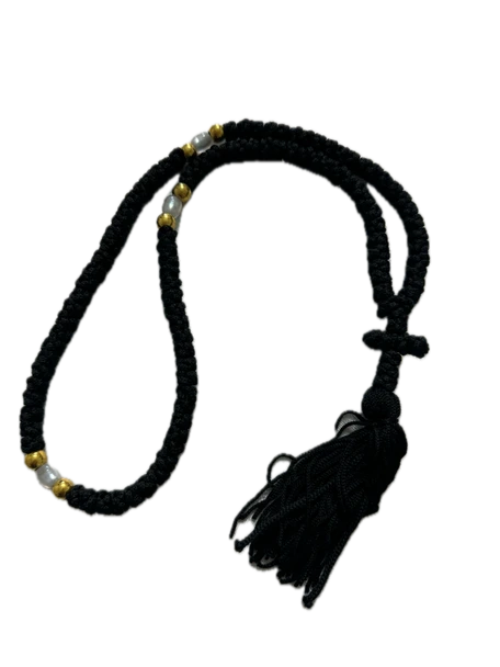 Prayer Rope, 100 knots with knot cross and tassel (Ancient Faith)