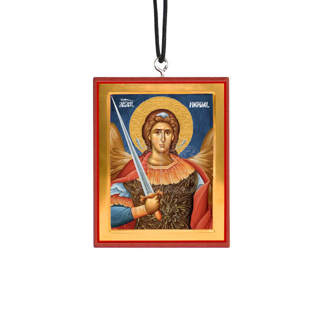 Christ/Archangel Michael Car Mirror Icon