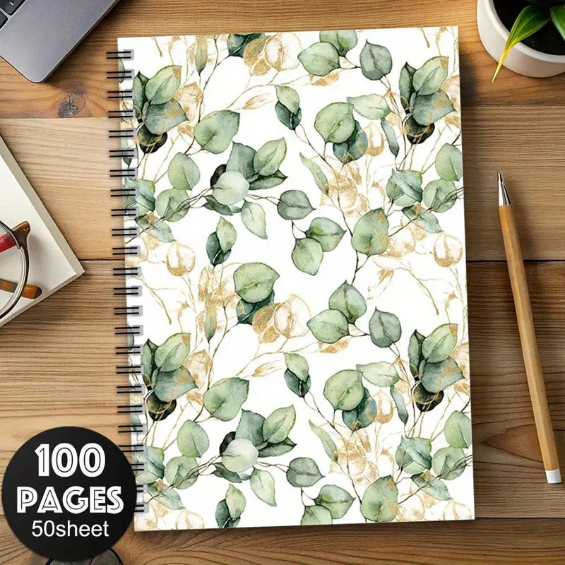 Spiral Flowers Notebook