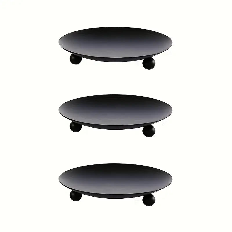 Metal Pillar Candle Holders