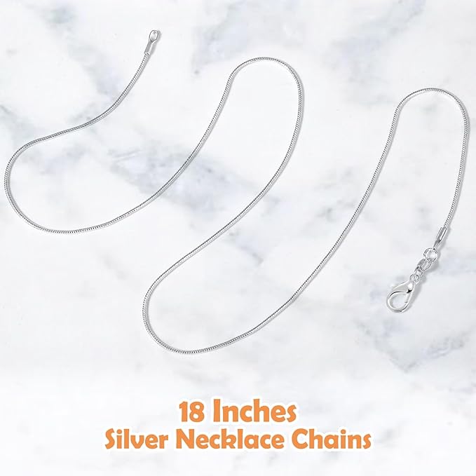 22" Silver Snake Chain