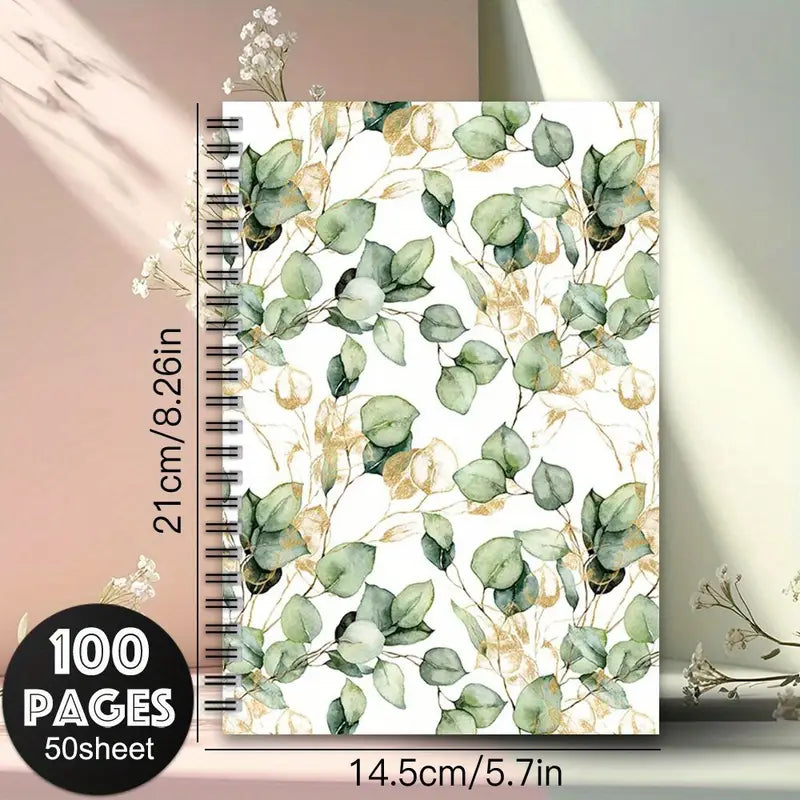 Spiral Flowers Notebook