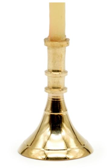 Brass Byzantine Candle Holder