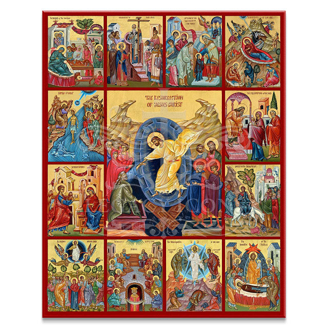 Great Feasts (XXIc) Icon (Legacy Icons)