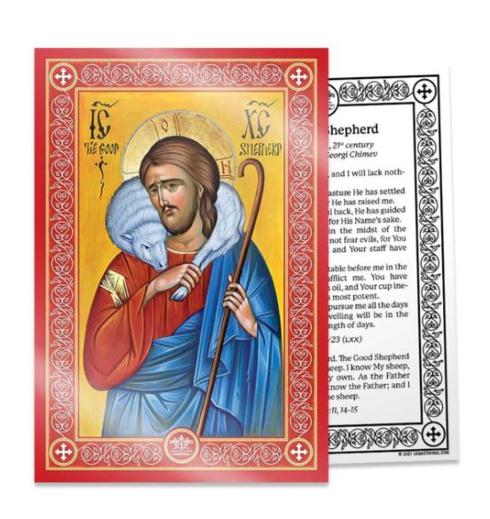 Good Shepherd Icon Card