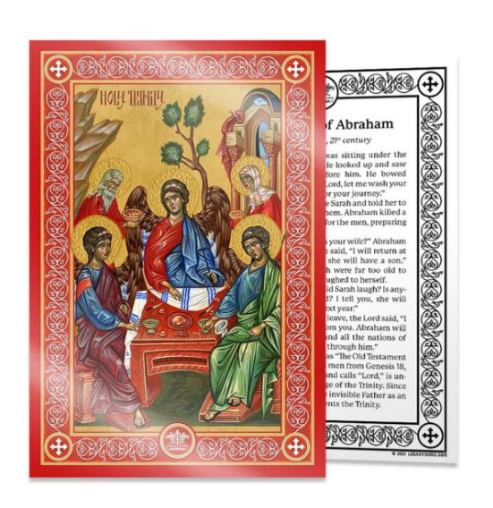 Holy Trinity Icon Card