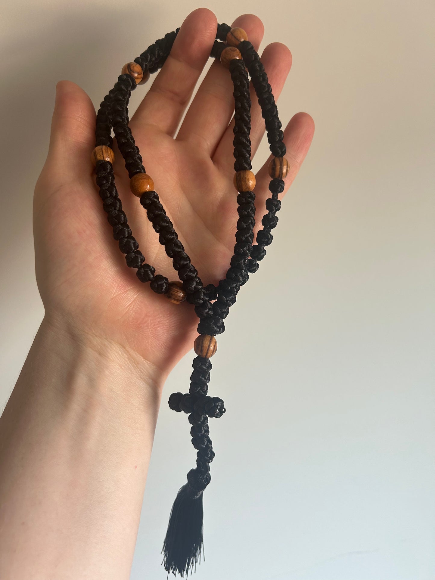 Satin Prayer Rope - 100 knots (Goose Chase)