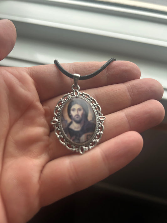 Christ Pantocrator Necklace Pendant