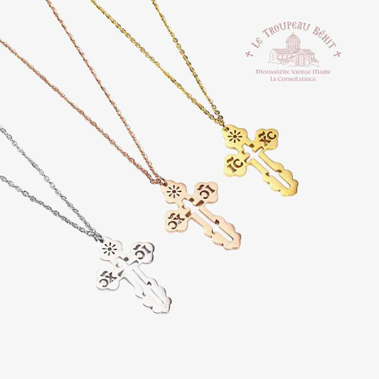 Cross Necklace - Style NE22 (Virgin Mary Consolate)
