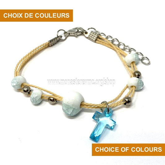 Orthodox Cross Bracelet OB-60 (Virgin Mary Monastery)