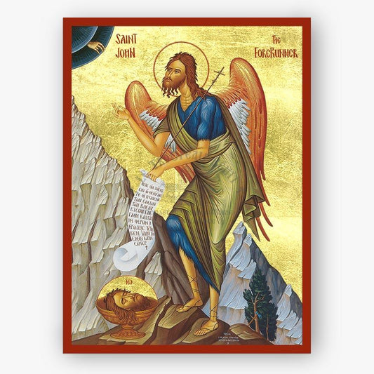 Saint John the Baptist Icon (Virgin Mary Monastery)