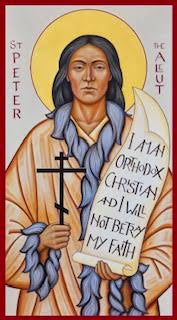 Saint Peter the Aleut Icon (Brother Moses)