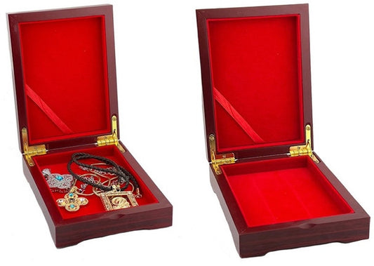 Wooden Icon Box, Christ the Teacher, deluxe large