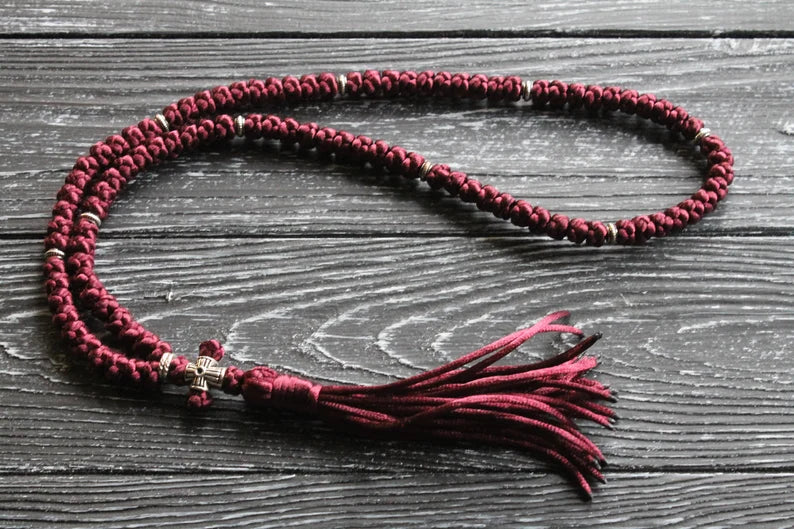 Ukraine Satin Prayer Ropes - 100 knots