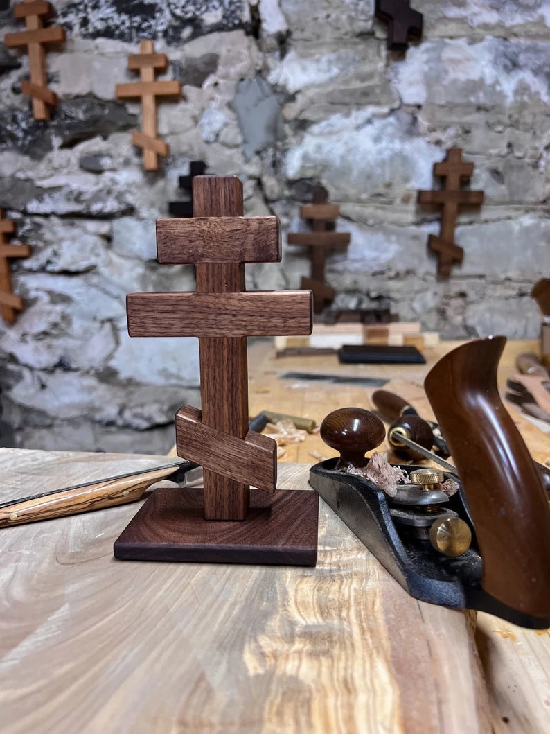 Walnut Cross (Theosis Woodwork)
