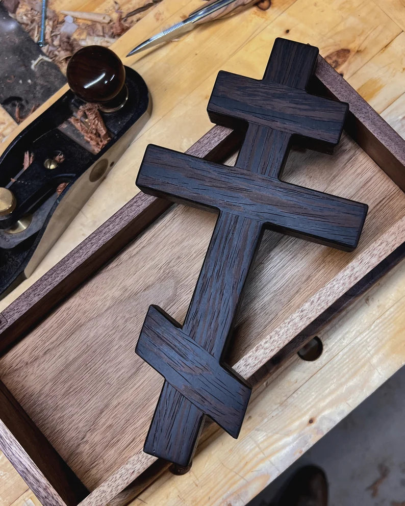 Wenge Wood Cross (Theosis Woodwork)