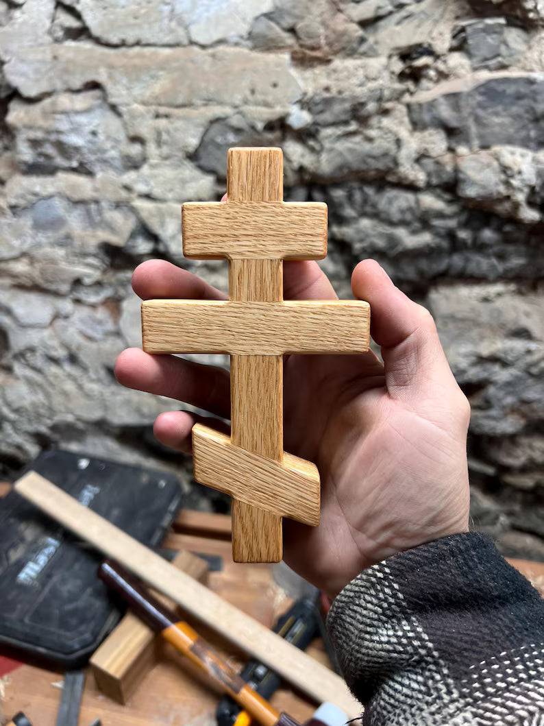 Red Oak Cross (Theosis Woodwork)