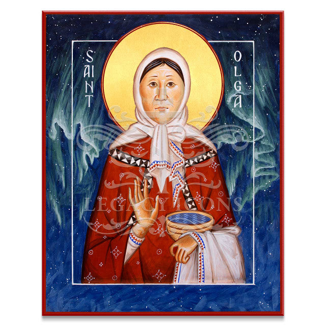 Saint Olga of Alaska "Northern Light of the Church" (Whirledge) Icon (Legacy Icons)